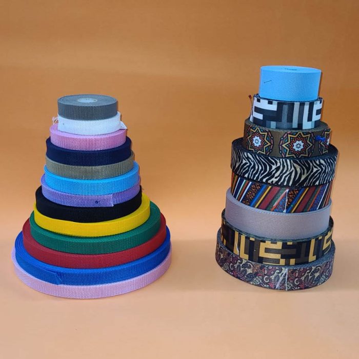 Fitas de algodão e nylon para alça de bolsas e mochilas